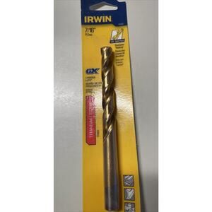 Irwin 639 Jobber Length Drill, 7/16 in Dia x 5-1/2 in OAL, High Speed Steel NEW
